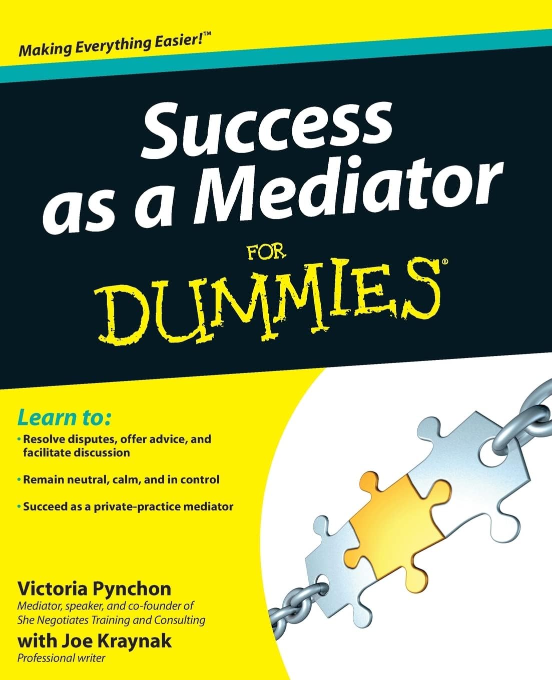Success as a Mediator For Dummies by Victoria Pynchon