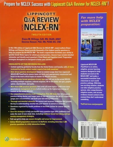 Lippincott Q&A Review for NCLEX-RN (Lippincott's Review For NCLEX-RN) (Lippincott's Review For NCLEX-RN) by R.N. Billings, Diane M.