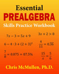 Essential Prealgebra Skills Practice Workbook by Chris McMullen