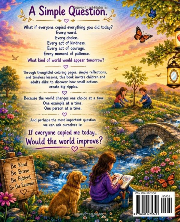 If Everyone Copied Me Today… Would the World Improve?: A Coloring Book About Becoming the Example by Animal Elvis