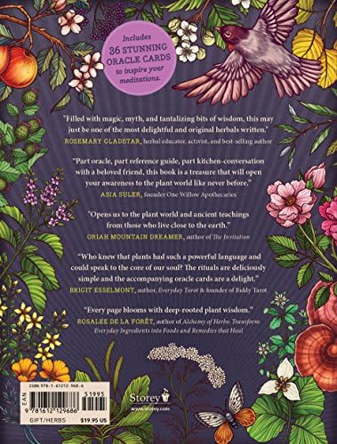 The Illustrated Herbiary: Guidance and Rituals from 36 Bewitching Botanicals (Wild Wisdom) by Maia Toll