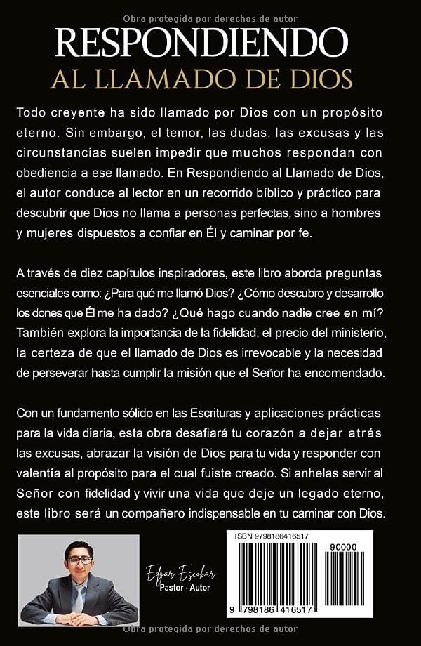 Respondiendo al Llamado de Dios (Spanish Edition) by EE Edgar Escobar
