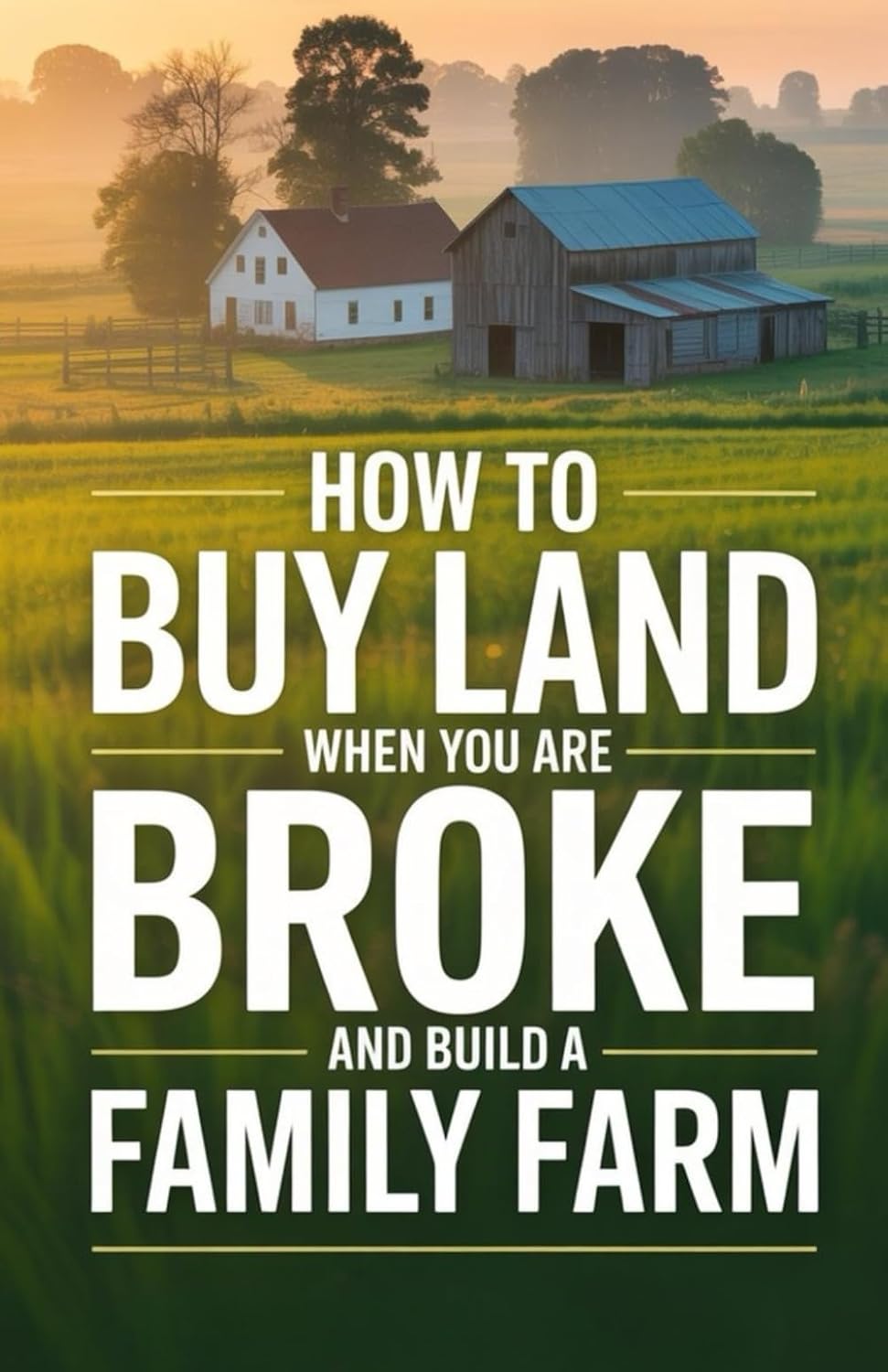 How To Buy Land When You Are Broke and Build A Family Farm: The Step-by-Step Guide to Starting a Homestead with No Money by Nathan Ridgwell