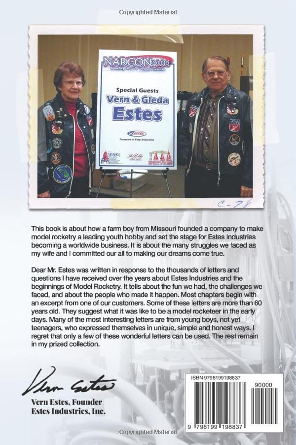 ESTES ROCKETS: DEAR MR. ESTES by VERNON ESTES