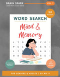 Large Print Word Search for Seniors: Mind & Memory: 50 Large Print Puzzles for Seniors — Brain Health, Memory, Focus & Positive Thinking | Big Bold ... Key (Brain Spark Large Print Puzzle Series) by Mr. P
