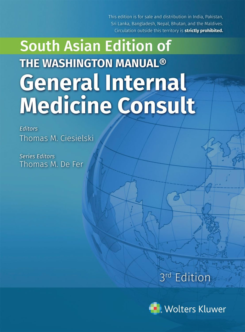 The Washington Manual General Internal Medicine Consult 3Ed (Pb 2018) by Ciesielski