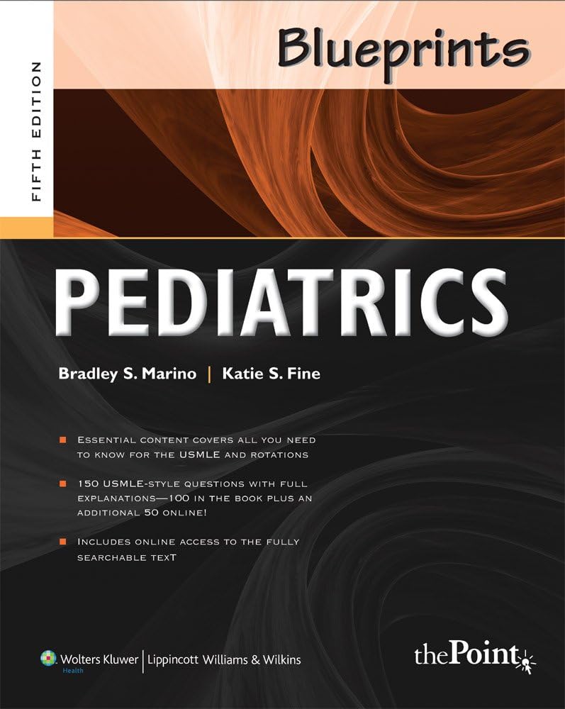 Blueprints Pediatrics by Bradley S. Marino