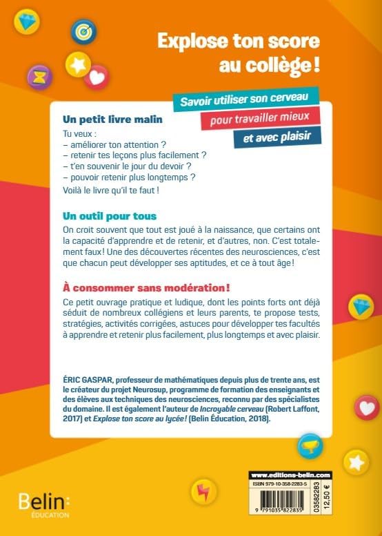 Explose ton score au collège !: 3e édition by Eric Gaspar