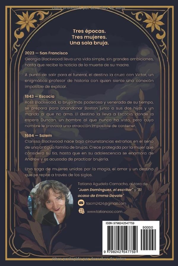 La sombra de Georgia Blackwood: Brujas, reencarnación y un amor que desafía el tiempo. (Spanish Edition) by Tatiana Agudelo Camacho