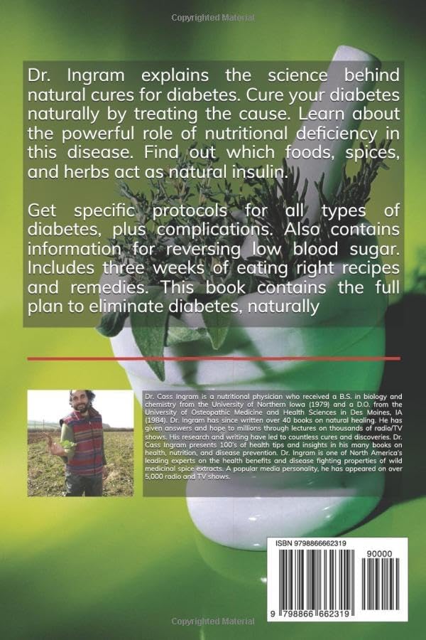 Natural Cures for Diabetes: Reverse diabetes quickly through the power of natural cures by Dr. Cass Ingram
