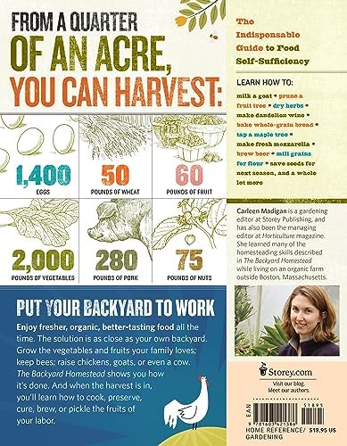 The Backyard Homestead: Produce all the food you need on just a quarter acre! by Carleen Madigan