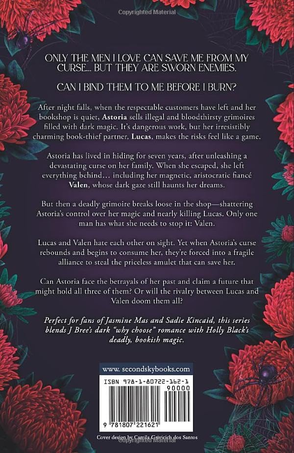 Bound to Burn: A steamy why choose romantasy (The Cursed Grimoire) by S.E. Berkeley