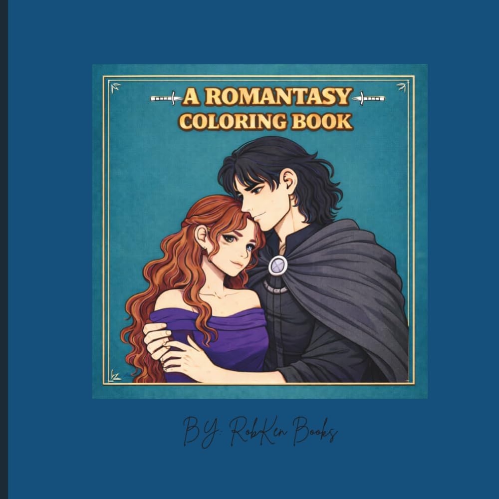 A Romantasy Coloring Book by RobKen Books