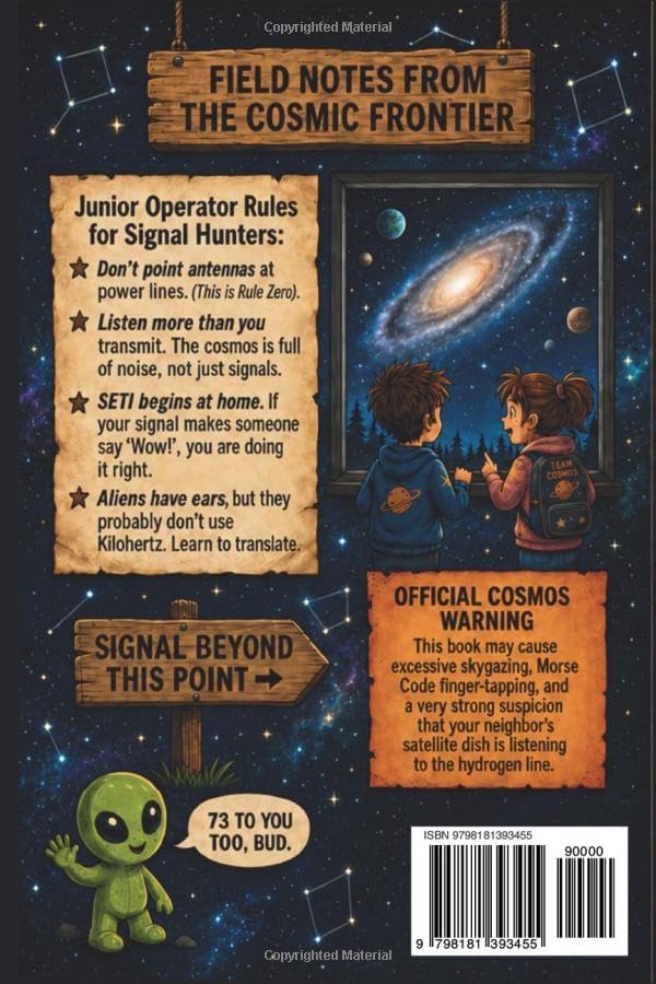 Hello, Earthling!: The Junior Operator’s Guide to Ham Radio, Morse Code & 15 Real Missions That Actually Work (Cosmos Kids Field Guide Series) by Arthur Cosmos