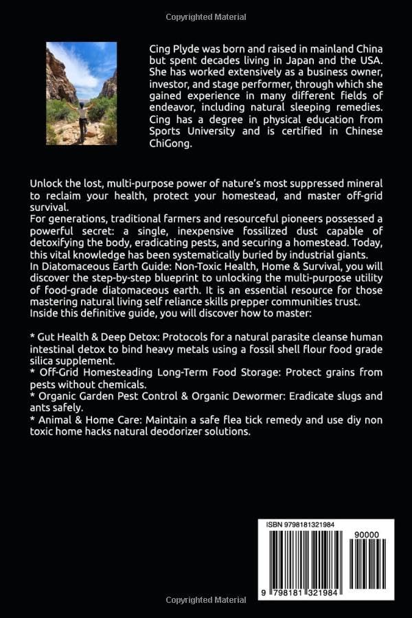 Diatomaceous Earth Guide for Health and Home: DIY Protocols for Gut Detox, Natural Pest Control, Food Storage, and Off-Grid Homesteading (Ordinary Items, Extraordinary Uses) by Cing Plyde
