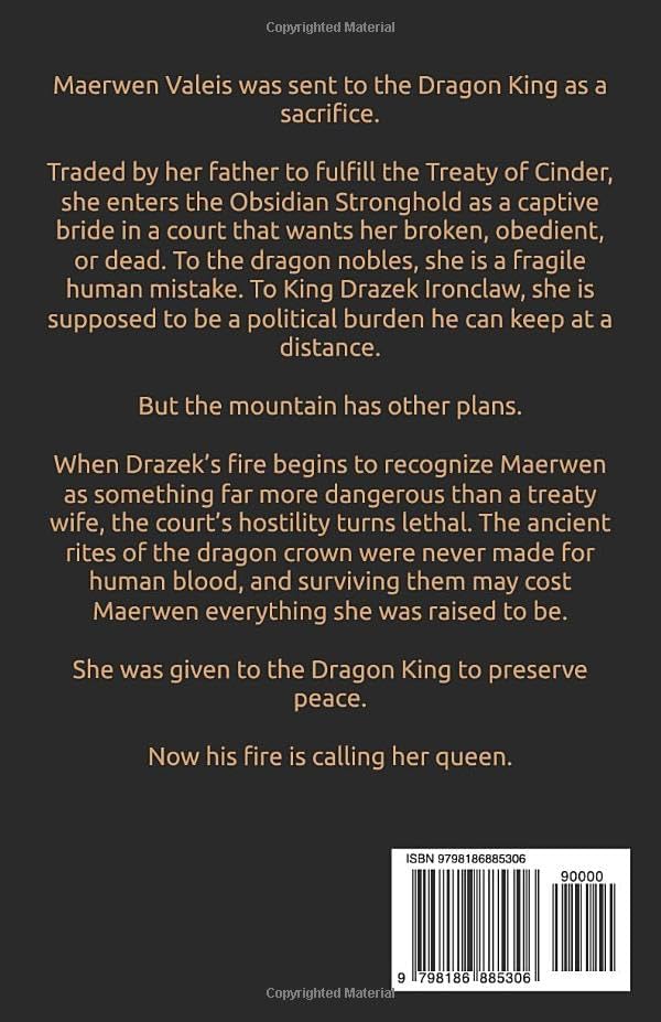 Dragon King's Bride: A Forced Marriage Dragon Romantasy (The Firebound Throne) by A. R. Lenahan