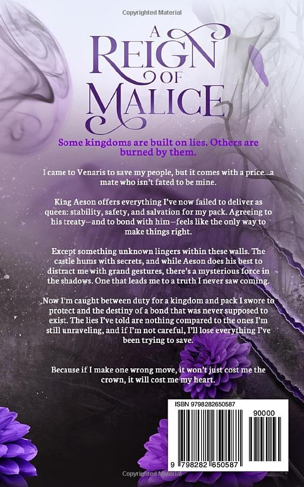 A Reign of Malice: A Wolf Shifter Romantasy Standalone (Wolves of Lunara) by Heather Renee