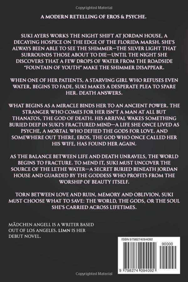 LIMN: A Dark Modern Romantasy Retelling of the Myth of Eros & Psyche (Urban Mythos) by Madchen Angell