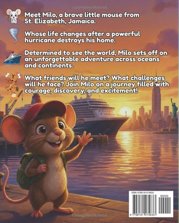 The Adventures of a Jamaican Mouse: Milo Visits New York: A Fun Children's Travel Adventure with Fun Facts, Word Searches, Mazes & Activities for Ages 5–10 by Karen Blake-Salkey
