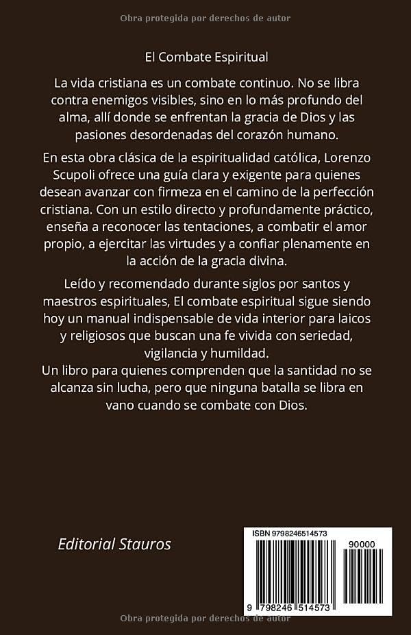 El combate espiritual (Spanish Edition) by Lorenzo Scupoli
