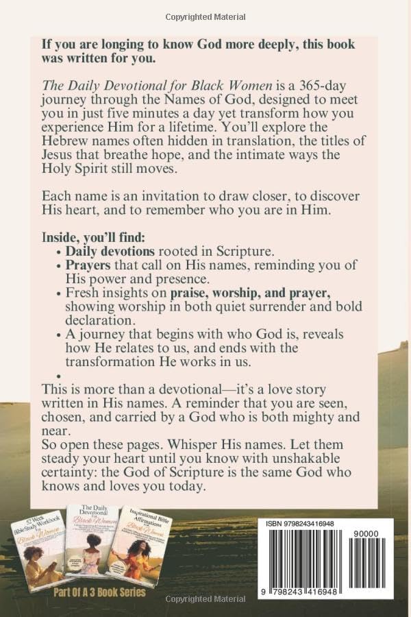 The Daily Devotional For Black Women: A Year of 5-Minute Empowering & Culturally Specific Devotions Based on The Names Of God to Strengthen Faith ... Gift Books) (Christian Books For Black Women) by Nora Monet Brooks