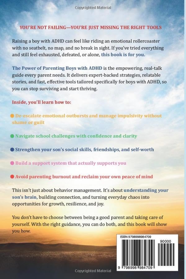 The Power of Parenting Boys with ADHD: Easy Proven Methods to Manage Impulsive Behavior, Improve Focus, Strengthen Emotional Resilience, and Reinforce Academic Success by Beacon House Press