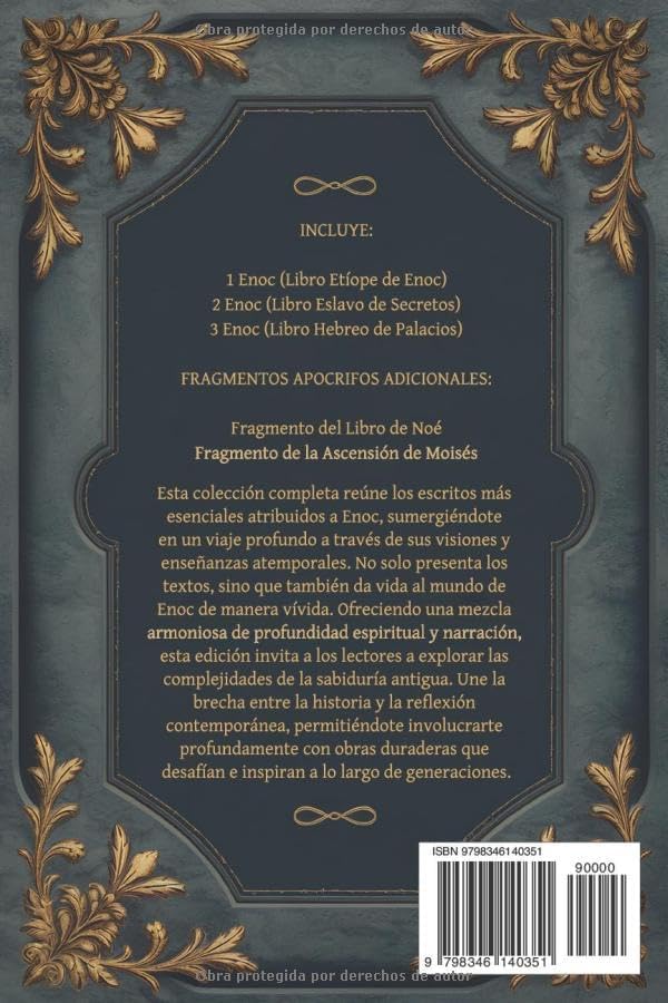 Los Libros de Enoc: En Español Completo Original Incluye: (ENOC 1) Libro Etíope de Enoc, (ENOC 2) Libro Eslavo de Secretos, (ENOC 3) Libro Hebreo de ... Moisés y El Libro de Noé) (Spanish Edition) by ENOC
