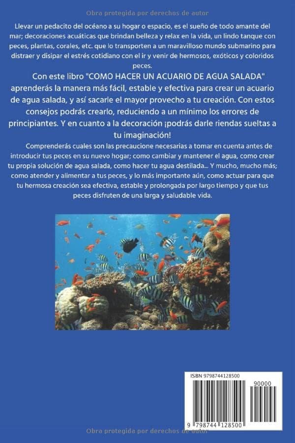 COMO HACER UN ACUARIO DE AGUA SALADA (Spanish Edition) by Jefrey Sanders