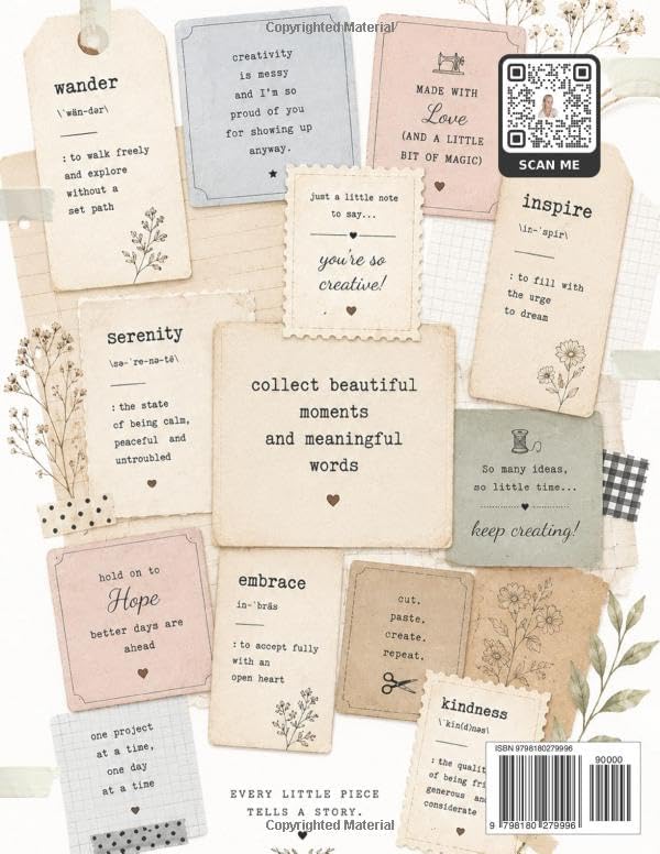 MAREMI'S Junk Journaling WORDS, thoughts, sayings, notes, fragments, stories & more by Marta Lapkowska Maremi Small Art
