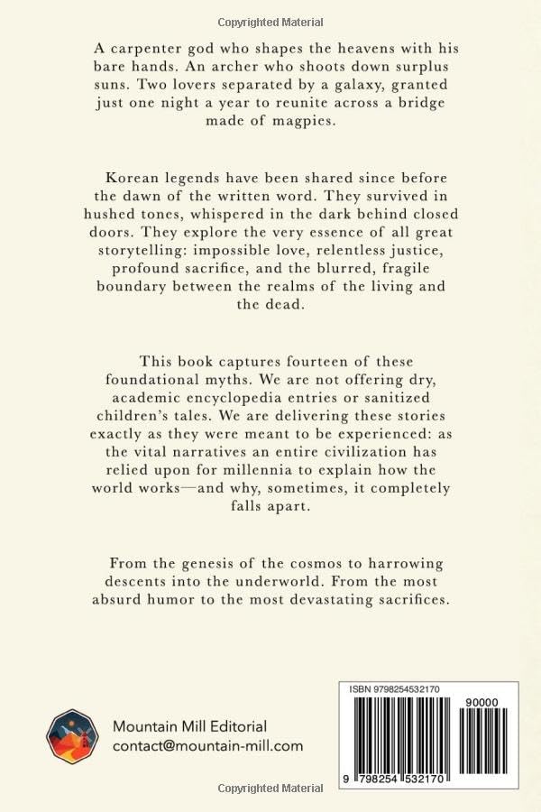 Korean Legends: Kings, Warriors, and Ghosts (Korean Mythology) by Mountain Mill Editorial