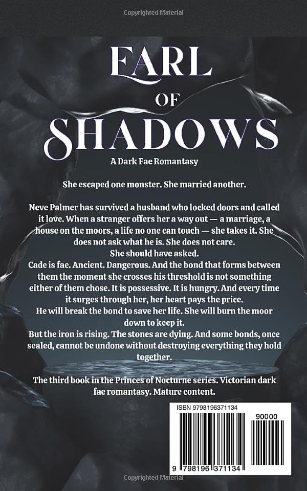 The Earl of Shadows: A Dark Fae Romantasy (PRINCES OF NOCTURNE - English) by Delilah Duvall