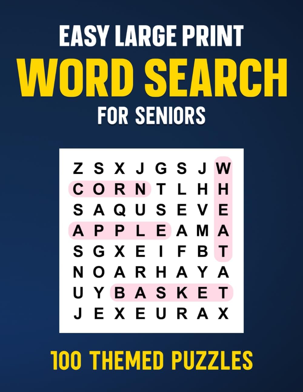 Easy Large Print Word Search for Seniors With Dementia: 100 Themed Puzzles Featuring Nostalgic Topics. Simple Alzheimer’s Activities and Easy Memory Games for Seniors. Jumbo Edition by Forever Blooms
