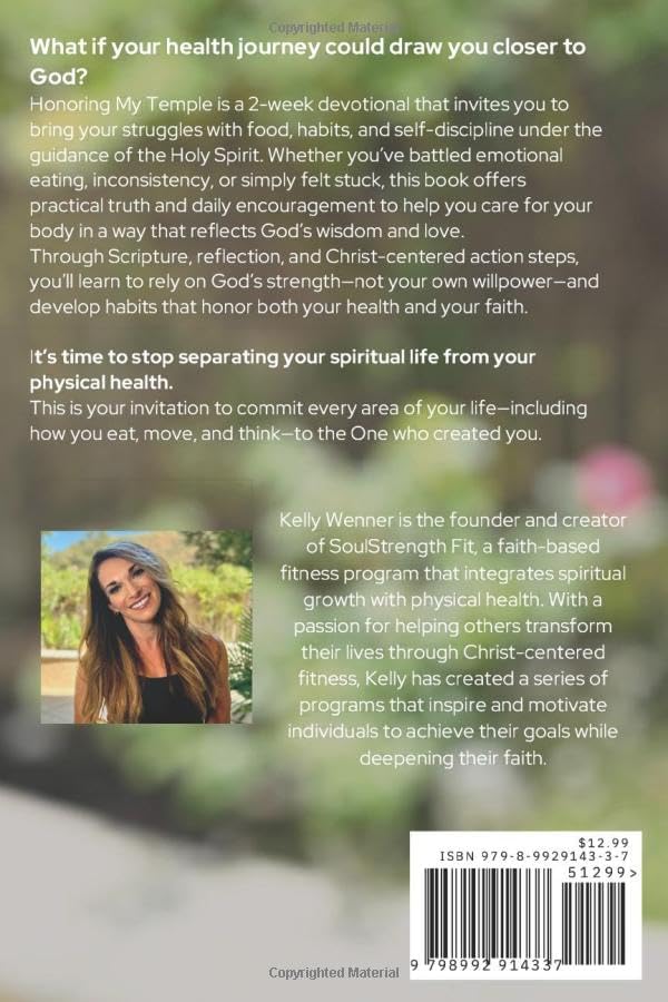 Honoring My Temple: Daily Devotionals for Changing Your Eating Habits With God at the Center (SoulStrength Fit Daily Devotionals & Leader Guides) by Kelly Wenner