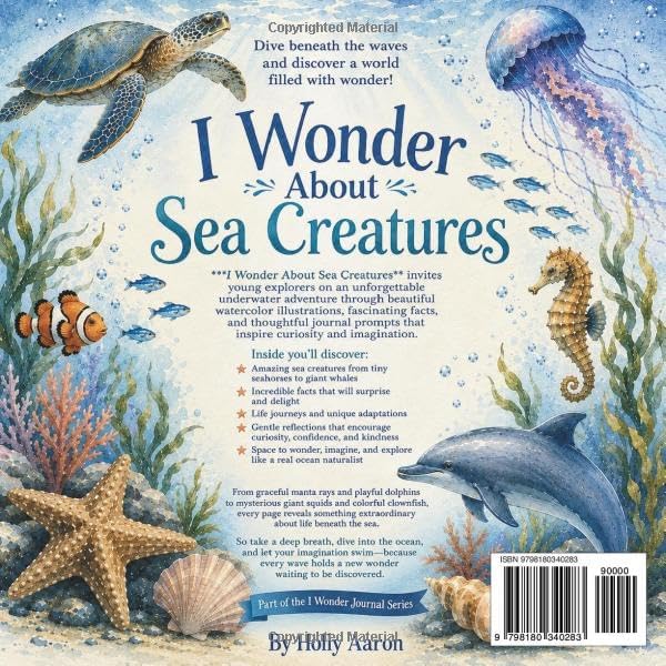 I Wonder about Sea Creatures by Holly Aaron