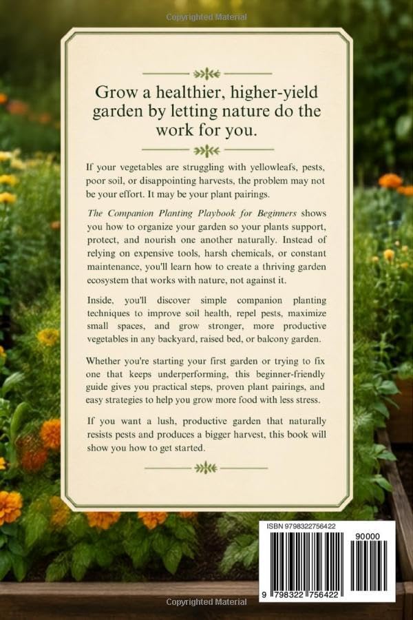 The Companion Planting Playbook for Beginners: A Simple 7-Step Guide to Thriving Gardens, Natural Pest Control, and Bountiful Crops by P. Joseph Richards