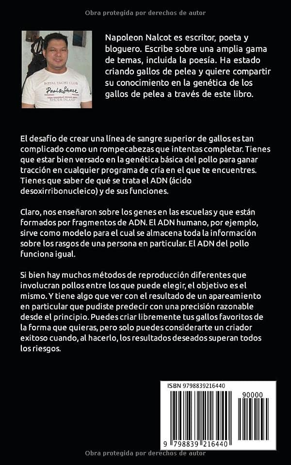 Genética Aviar: Una Comprensión Profunda de Los Mejores Métodos de Reproducción Que Involucran Gallos de Lucha (Spanish Edition) by Napoleon Nalcot