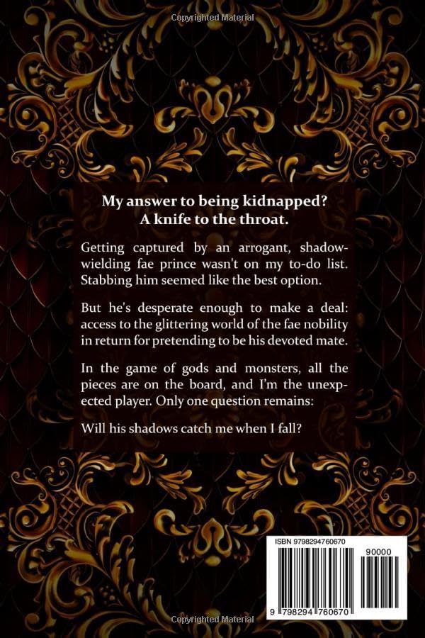 Captive to the Shadow Prince: A Fae Fated Mates Monster Romantasy (Monsters of Faery) by Mallory Dunlin