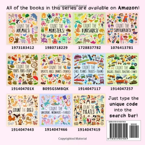 Count the Cats!: A Fun Picture Puzzle Book for 3-6 Year Olds (Counting Books for Kids) by Webber Books