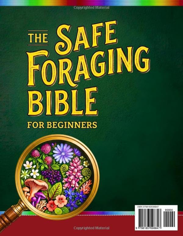 The Safe Foraging Bible for Beginners: A Full-Color Field Guide to Safely Identifying Wild Edible Plants, Harvesting with Confidence, and Discovering Delicious Foods That Nature Hides in Plain Sight by Sylvie Fairmont