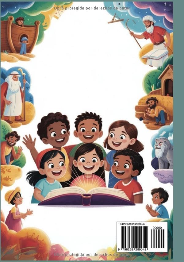 Libro de Ejercicios de 60 Historias Bíblicas Para Niños de 8 - 12 años: Lecciones divertidas y atractivas para fortalecer la fe, el carácter y la ... de los lectores jóvenes (Spanish Edition) by Elavina Gracefield