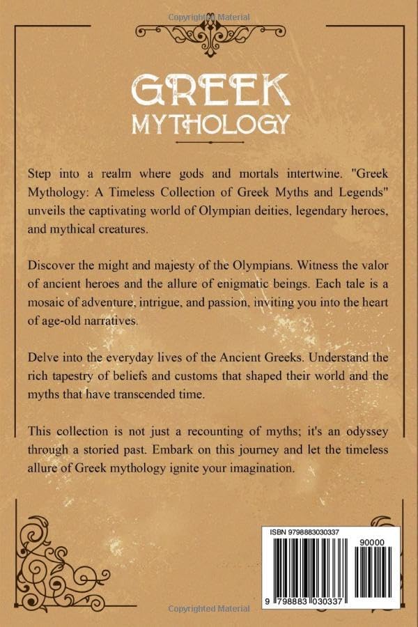 Greek Mythology: A Timeless Collection of Greek Myths and Legends by Adrian Danvers