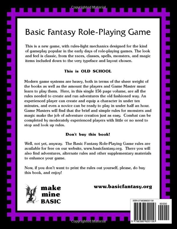 Basic Fantasy RPG Core Rules 1E: Collector's Edition by Chris Gonnerman