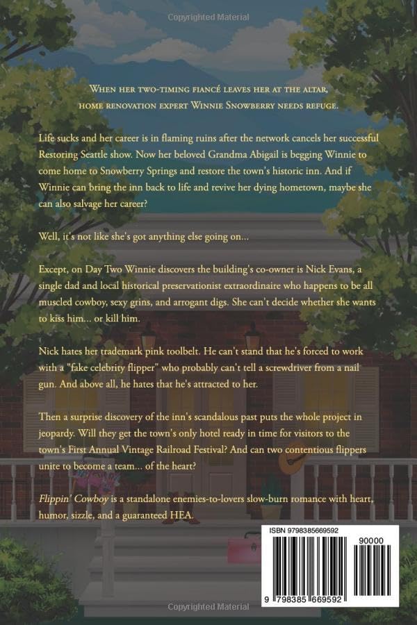 Flippin' Cowboy: A Small Town Grumpy Single Dad Enemies-to-Lovers Romance (Snowberry Springs Ranch) by Ophelia Sexton
