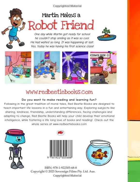 Martin Makes a Robot Friend (Red Beetle Children's Picture Books Ages 3-8) by Lisette Starr