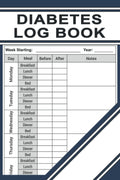 Diabetes Log Book: 2-Year Daily Blood Sugar Log Book by JW Publishing