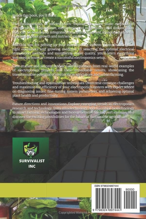 ELECTROPONICS 3: Combining Electroculture with Aquaponics (ELECTROPONICS SERIES) by David Holman