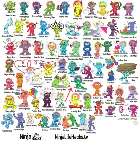 Impulsive Ninja: A Social, Emotional Book For Kids About Impulse Control for School and Home (Ninja Life Hacks) by Mary Nhin