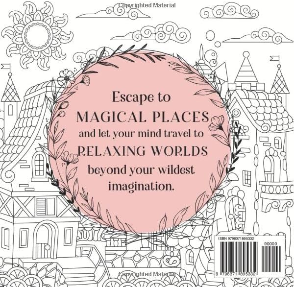 Trace and Escape: A Relaxing Tracing Book: Whimsical Tracing For Stress and Anxiety Relief by Silhouette Press