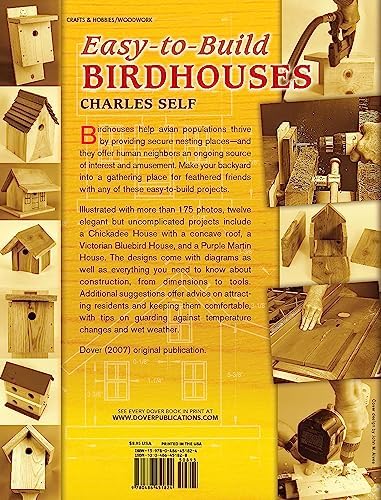 Easy-to-Build Birdhouses (Dover Crafts: Woodworking) by Charles Self