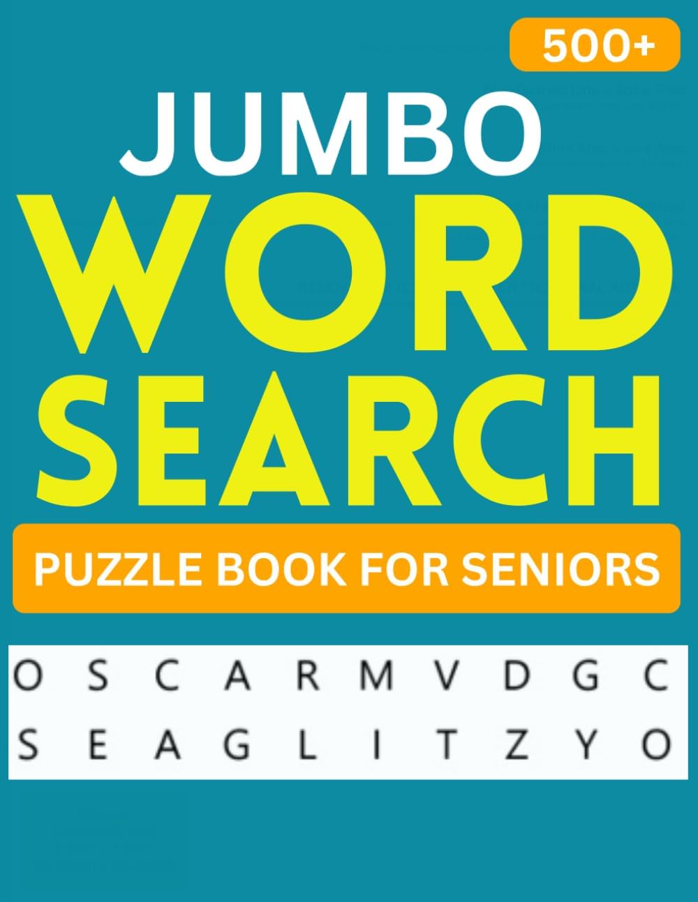 Jumbo Word Search Puzzles: Jumbo Word Search Puzzles-Large Print Word Find Book for Seniors & Adults. Eye Friendly (32 Font Size Word Search) by Value Books